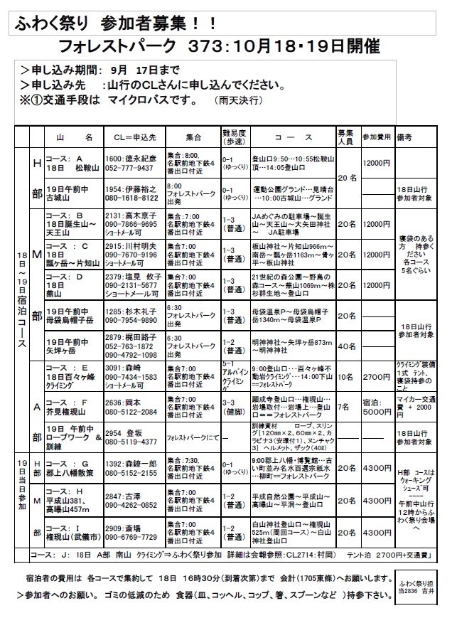 ふわく祭り山行案内　最終826