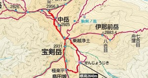 宝剣岳～木曽駒ヶ岳