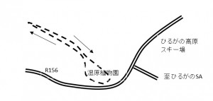 nature ski Hirugano Map