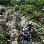 滑りのある藤内沢上部