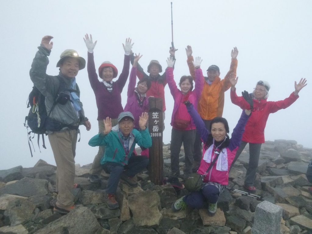 笠ヶ岳山頂