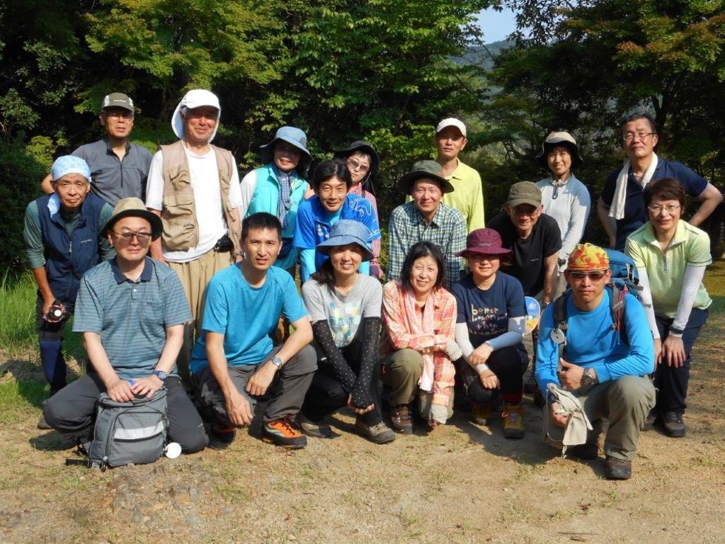 山行後の笑顔