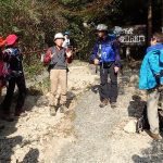 中道登山口で、関谷さんとご対面～