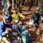 田代越での昼食風景②